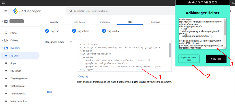 Adjusted GPT example