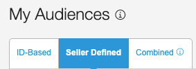 Seller Defined Audiences