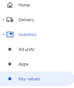 GAM Inventory -- Key-values