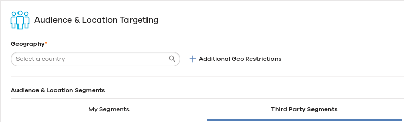 Third-Party Segments in Xandr Monetize Line Item